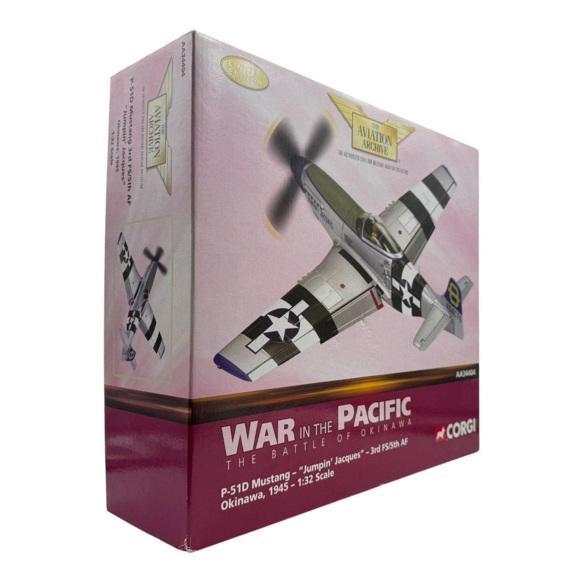Corgi AA34404 1:32 P - 51D Mustang USAAF 3rd ACG Jumpin' Jaques - Corgi