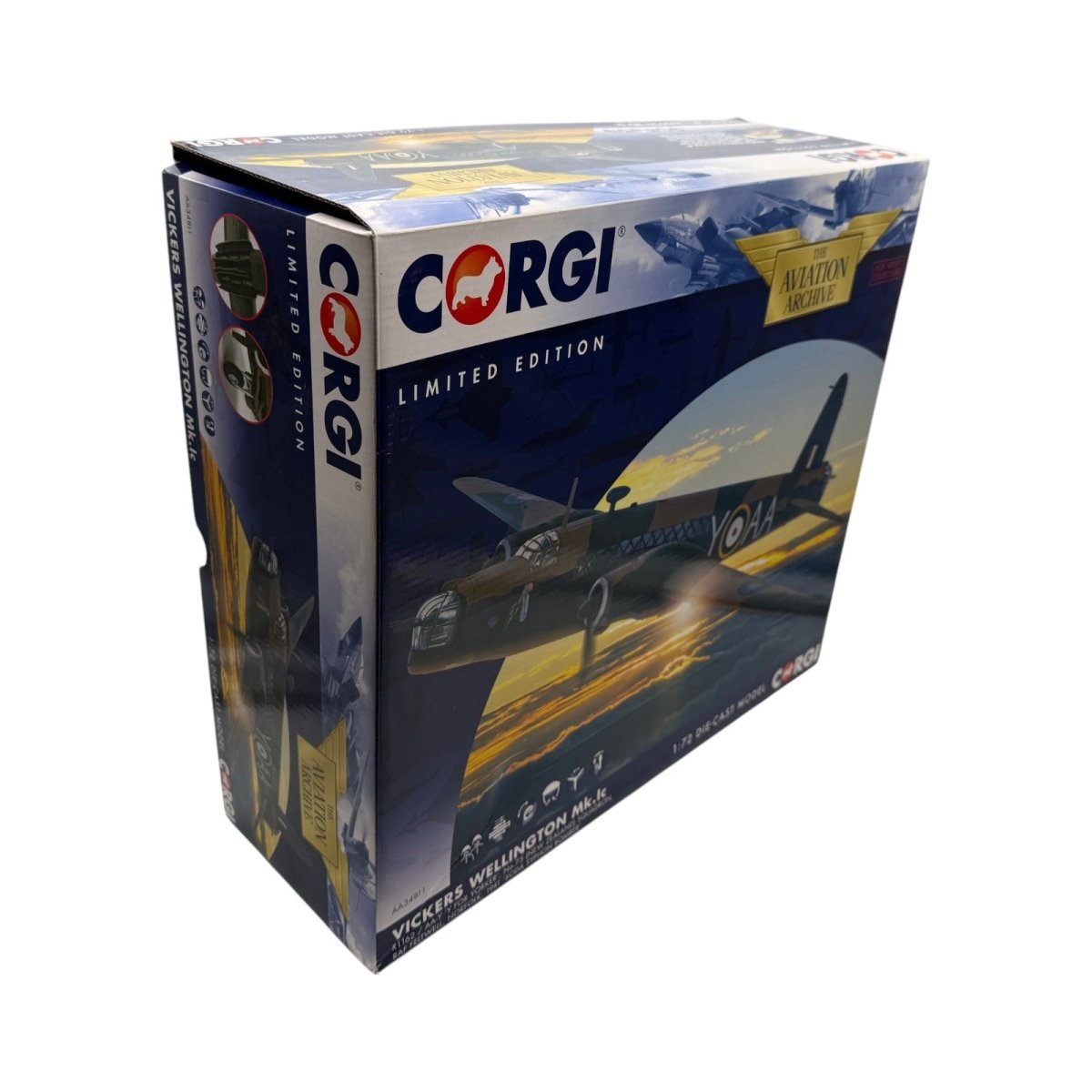 Corgi AA34811 1:72 Vickers Wellington Mk Ic R1162 75 NZ Sqn Feltwell 1941 - Corgi
