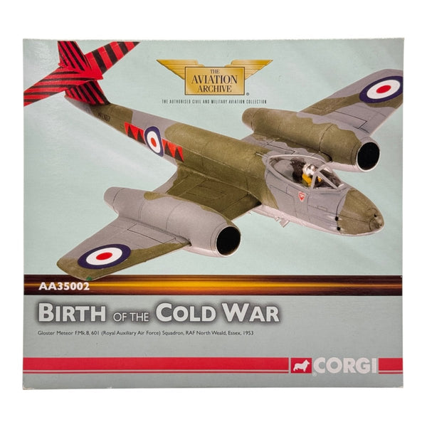 Corgi AA35002 1:72 Gloster Meteor F.Mk 8 RAF No.601 Sqn RAF North Weald England 1950s - Corgi