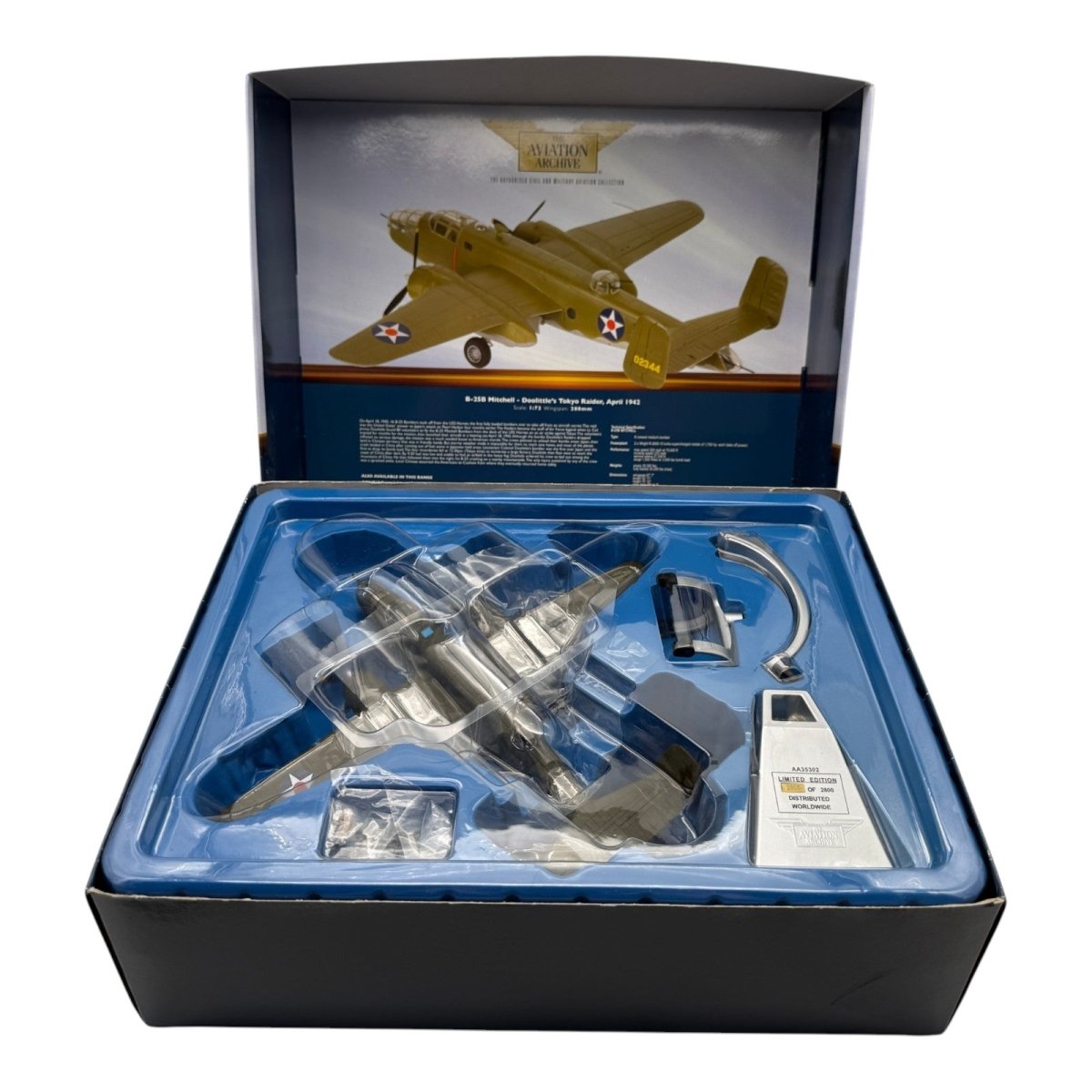 Corgi AA35302 1:72 North American B-25B Mitchell 40-2344 Jimmy Doolittle Doolittle Raid 1942 - Corgi