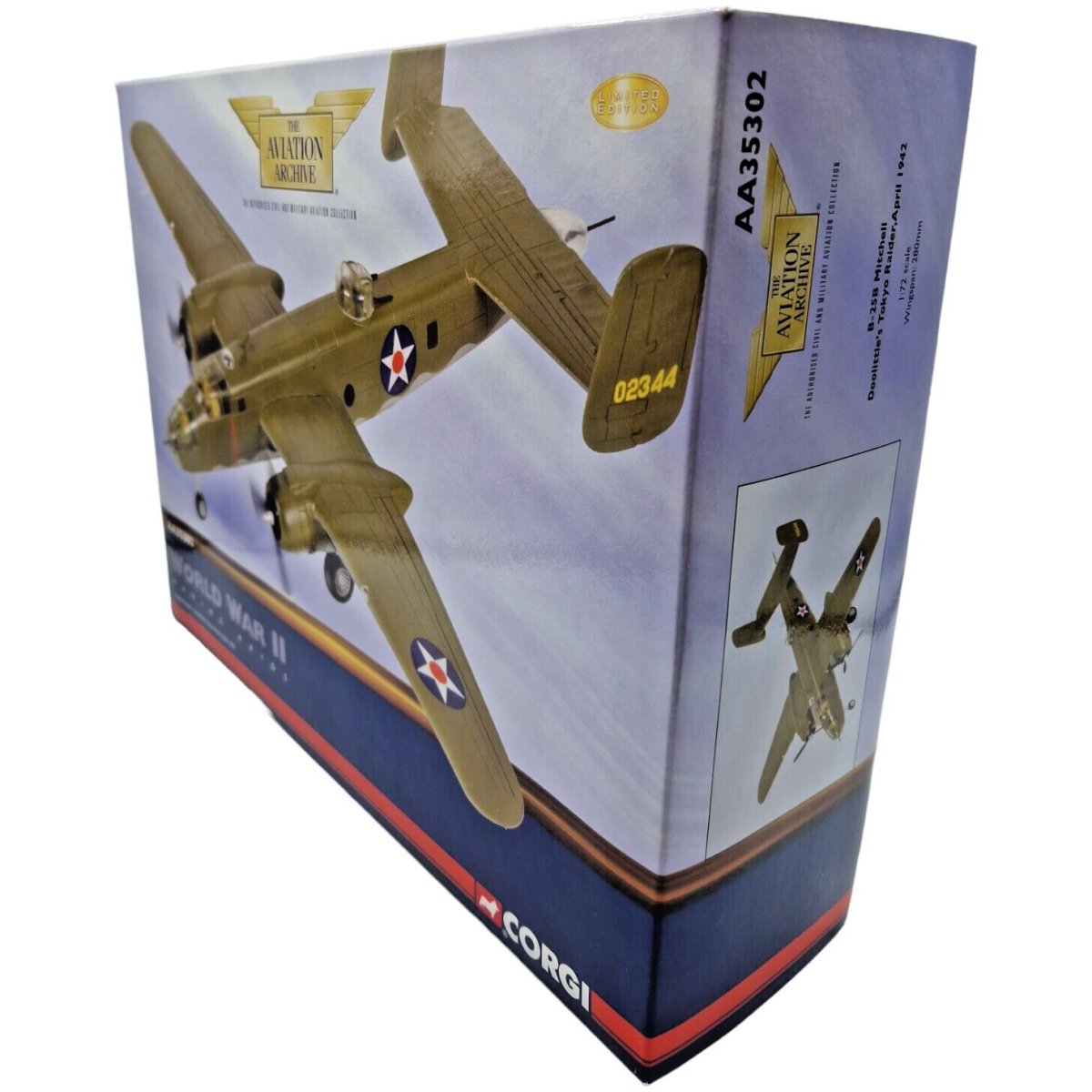Corgi Aviation Archive 1:72 North American B - 25B Mitchell Doolittles Tokyo Raider AA35302 - Corgi