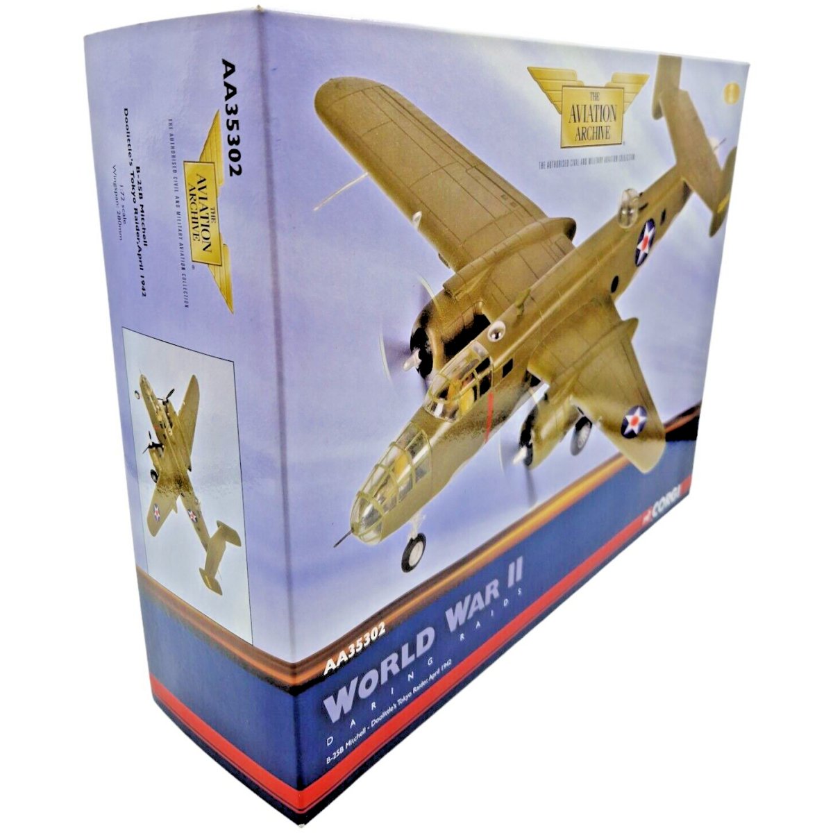 Corgi Aviation Archive 1:72 North American B - 25B Mitchell Doolittles Tokyo Raider AA35302 - Corgi