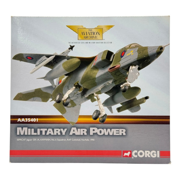 Corgi AA35401 1:72 SEPECAT Jaguar GR.Mk 1 RAF No.6 Sqn XX970 RAF Coltishall England 1990 - Corgi