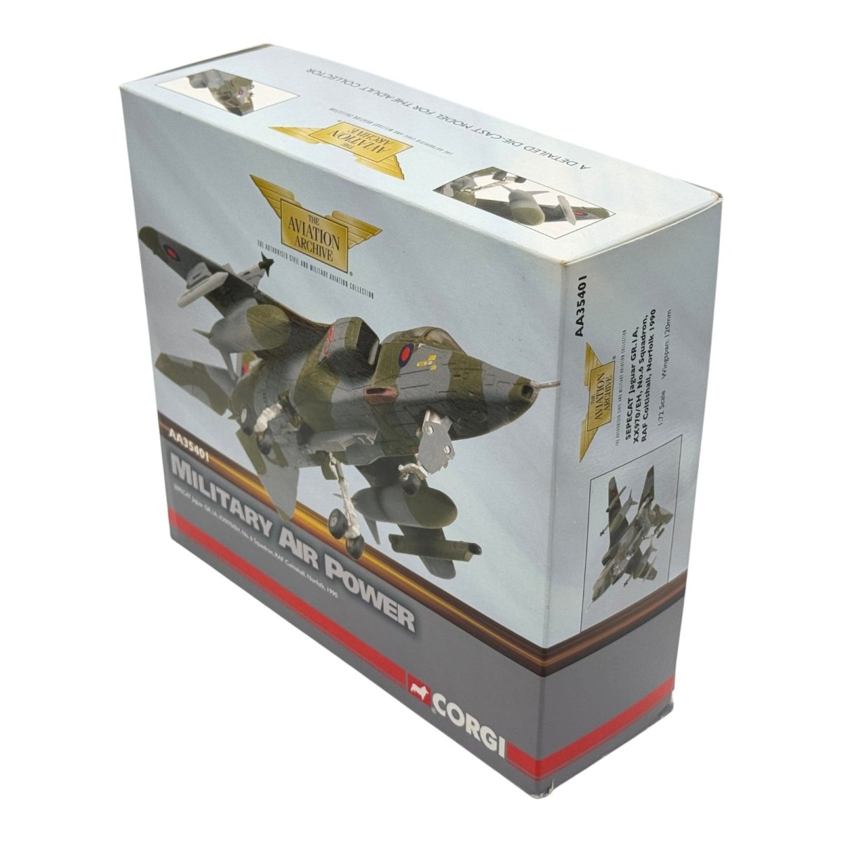 Corgi AA35401 1:72 SEPECAT Jaguar GR.Mk 1 RAF No.6 Sqn XX970 RAF Coltishall England 1990 - Corgi