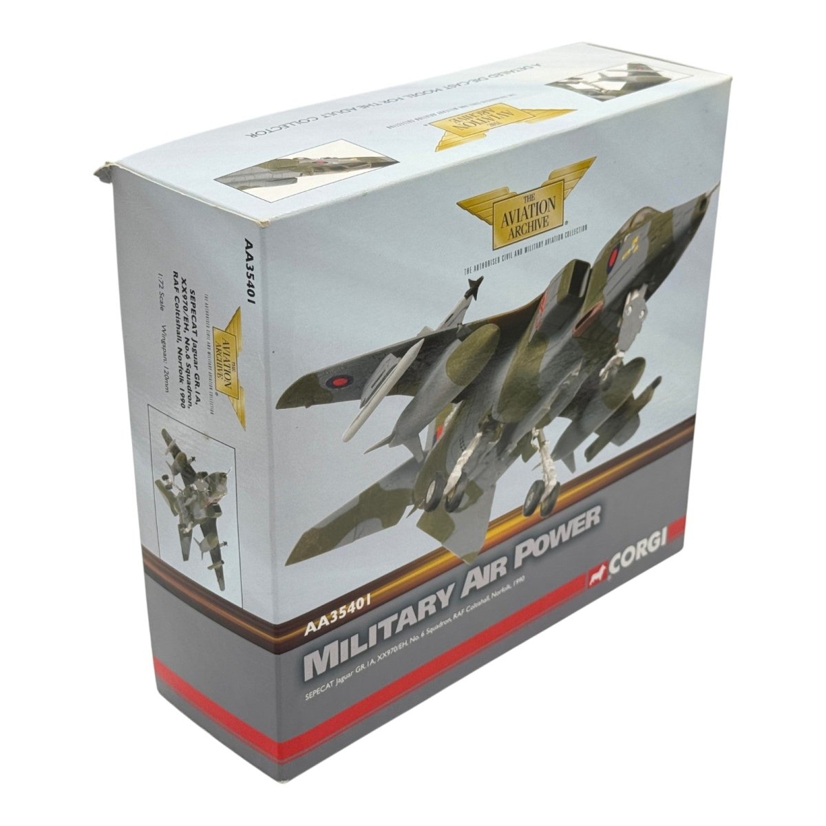 Corgi AA35401 1:72 SEPECAT Jaguar GR.Mk 1 RAF No.6 Sqn XX970 RAF Coltishall England 1990 - Corgi