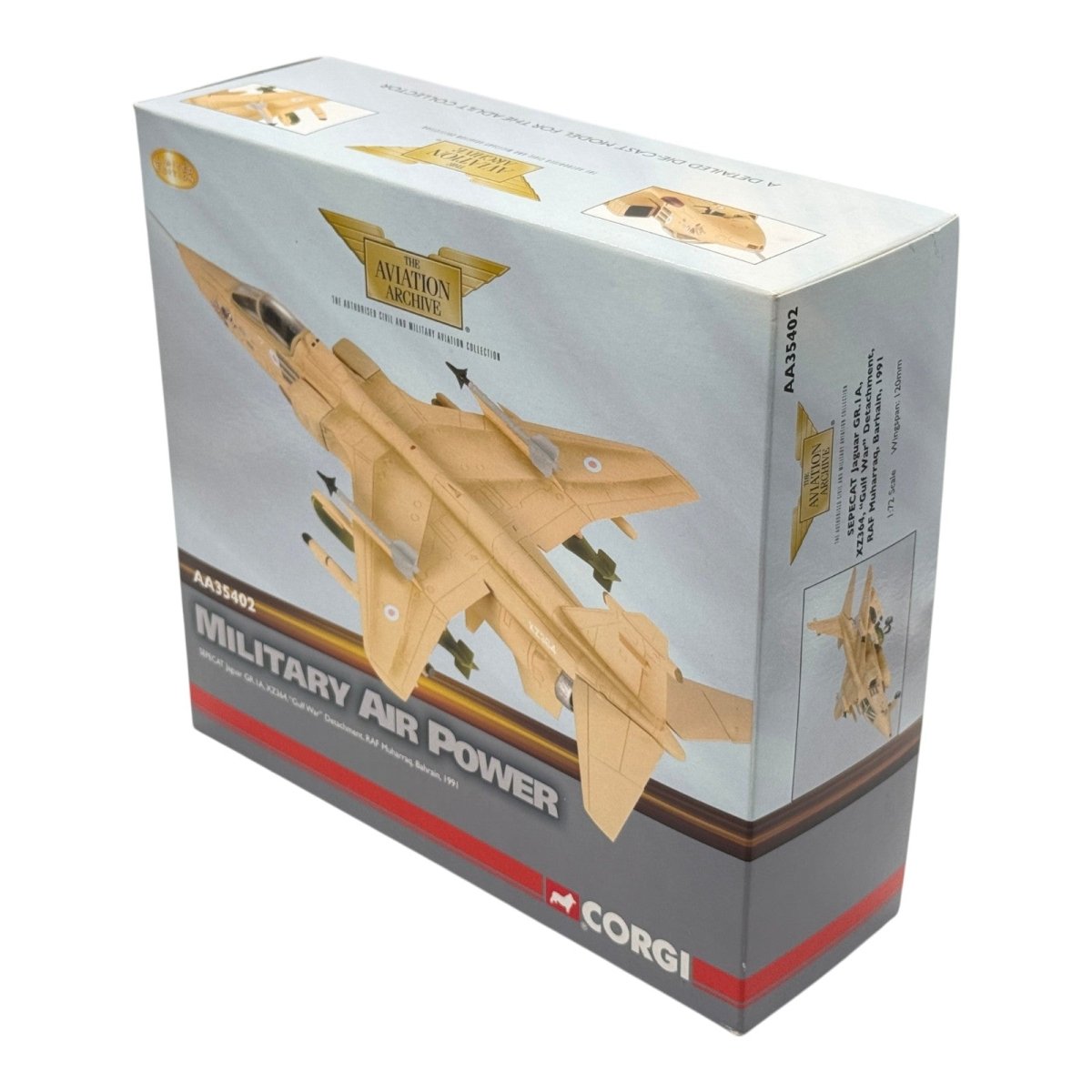 Corgi AA35402 1:72 SEPECAT Jaguar GR.Mk 1 RAF No.54 Sqn XZ364 Sandman Muharraq Gulf War 1991 - Corgi