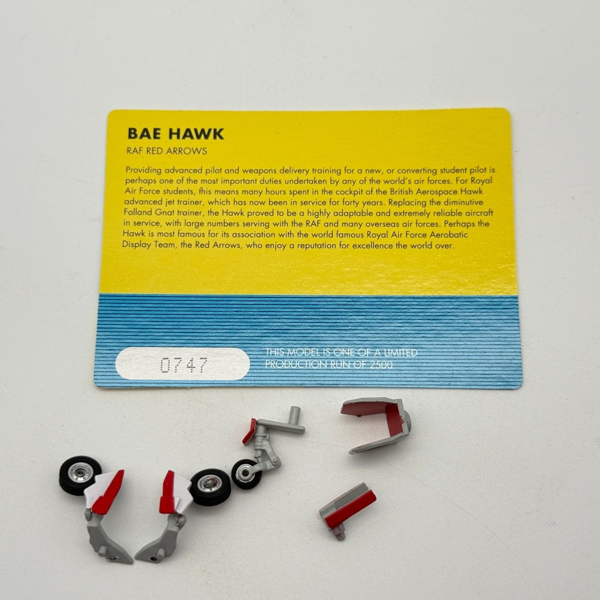 Corgi AA36012 1:72 BAe Hawk T.Mk 1 XX242 RAF Red Arrows Scampton 2016 - Corgi