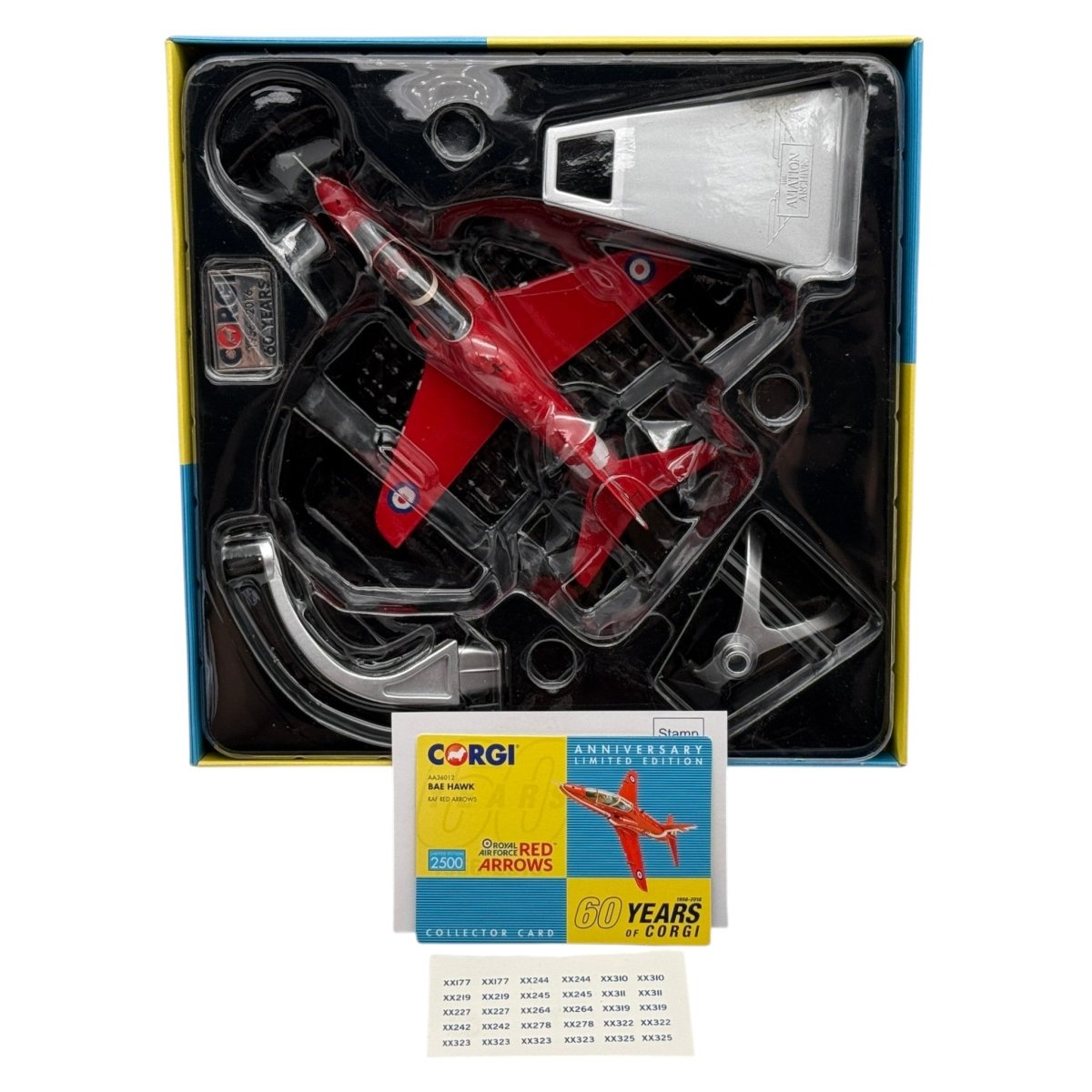 Corgi AA36012 1:72 BAe Hawk T.Mk 1 XX242 RAF Red Arrows Scampton 2016 - Corgi