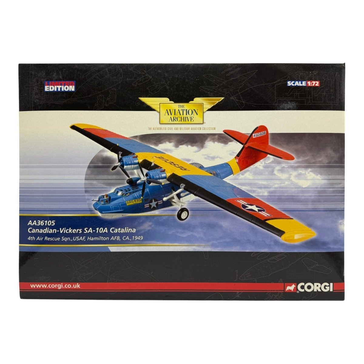 Corgi AA36105 1:72 Canadian-Vickers OA-10A SA-10A Catalina 44-33939 USAF 4th Air Rescue Sqn Hamilton AFB 1949 - Corgi