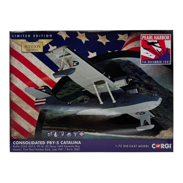 Corgi AA36112 1:72 PBY-5 Catalina 14-P-5 VP-14 US Navy Pearl Harbor 1941-42 - Corgi