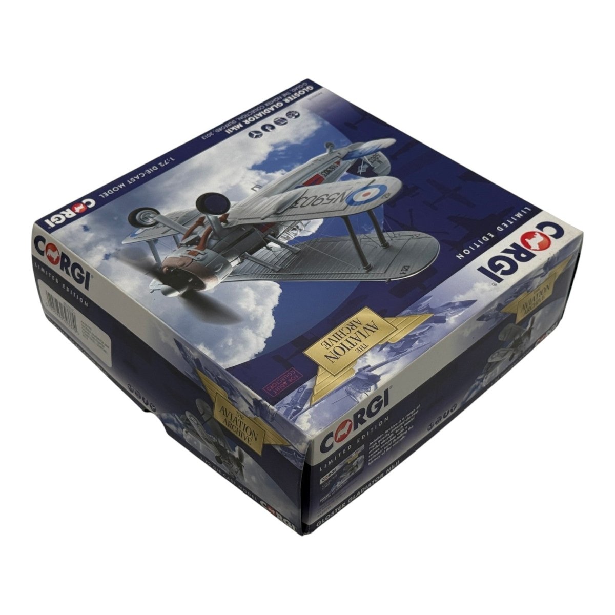 Corgi AA36210 1:72 Gloster Gladiator Mk II G-GLAD The Fighter Collection Duxford 2013 - Corgi