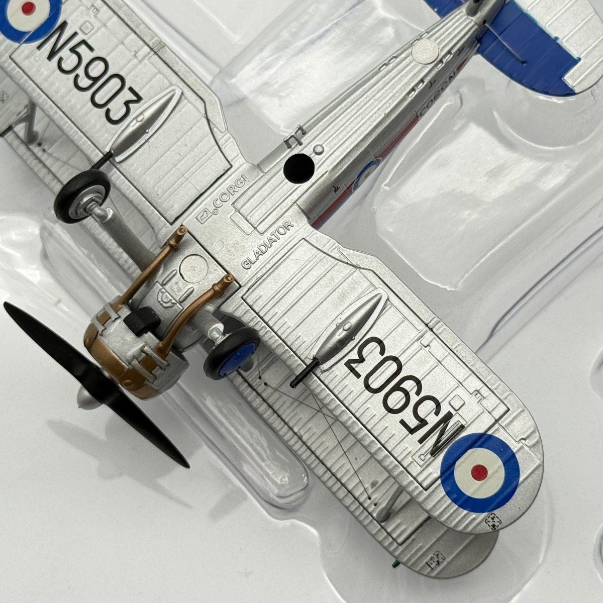 Corgi AA36210 1:72 Gloster Gladiator Mk II G-GLAD The Fighter Collection Duxford 2013 - Corgi