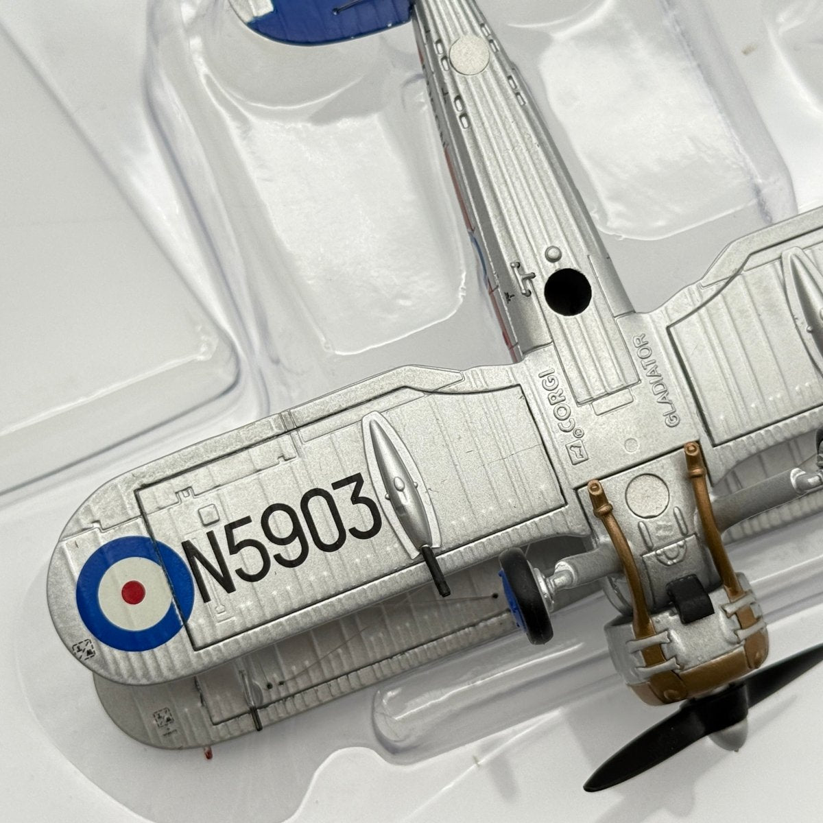 Corgi AA36210 1:72 Gloster Gladiator Mk II G-GLAD The Fighter Collection Duxford 2013 - Corgi