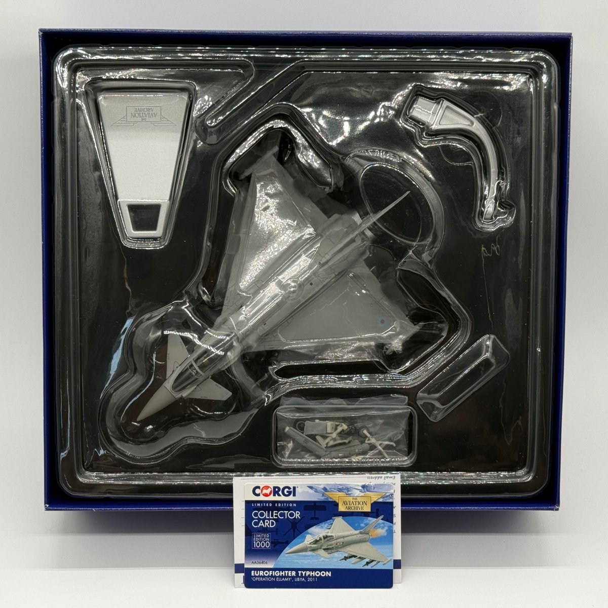 Corgi AA36406 1:72 Eurofighter Typhoon F.Mk 2 RAF No.11 Sqn Libya 2011 - Corgi