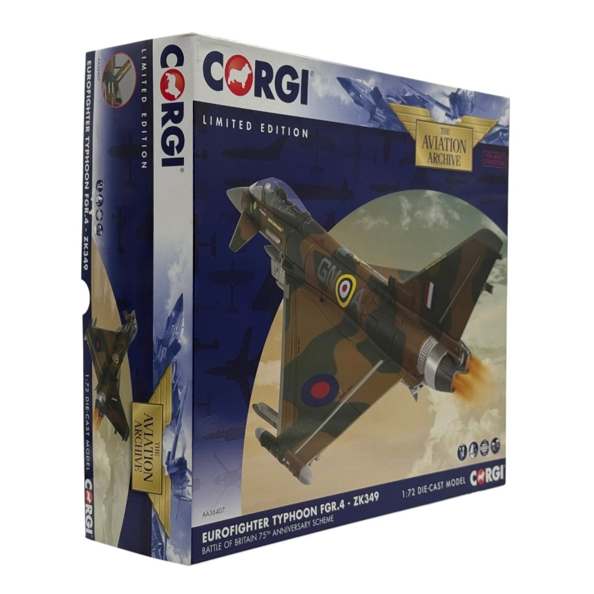 Corgi AA36407 1:72 Eurofighter Typhoon F.Mk 2 RAF No.29(R) Sqn Battle of Britain 2015 - Corgi