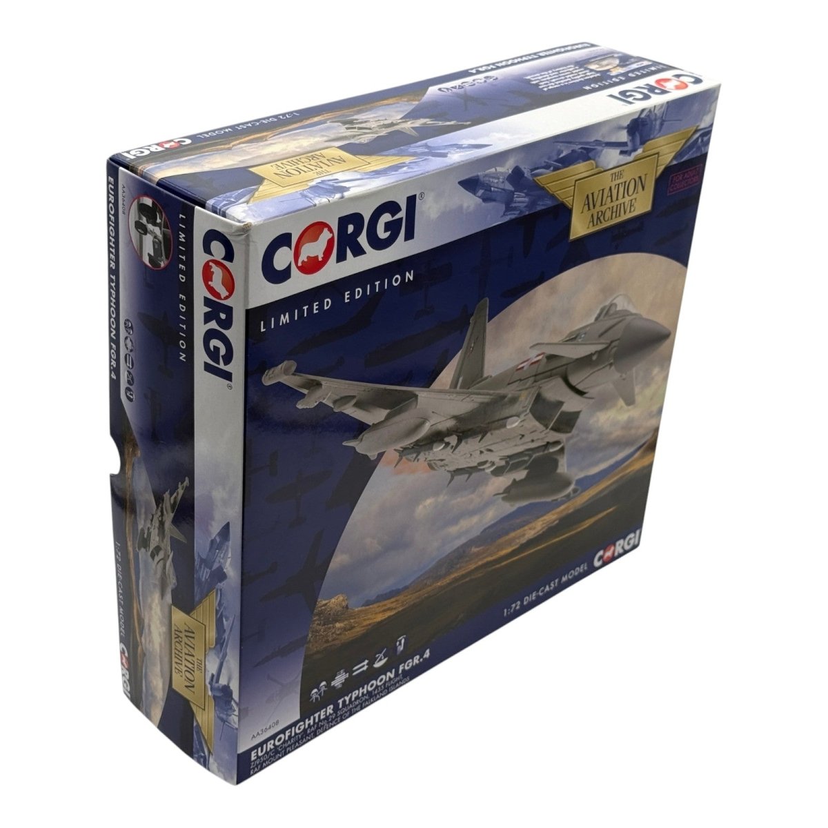 Corgi AA36408 1:72 Eurofighter Typhoon FGR.4 ZJ950 Charity Falklands 1435 Flight - Corgi