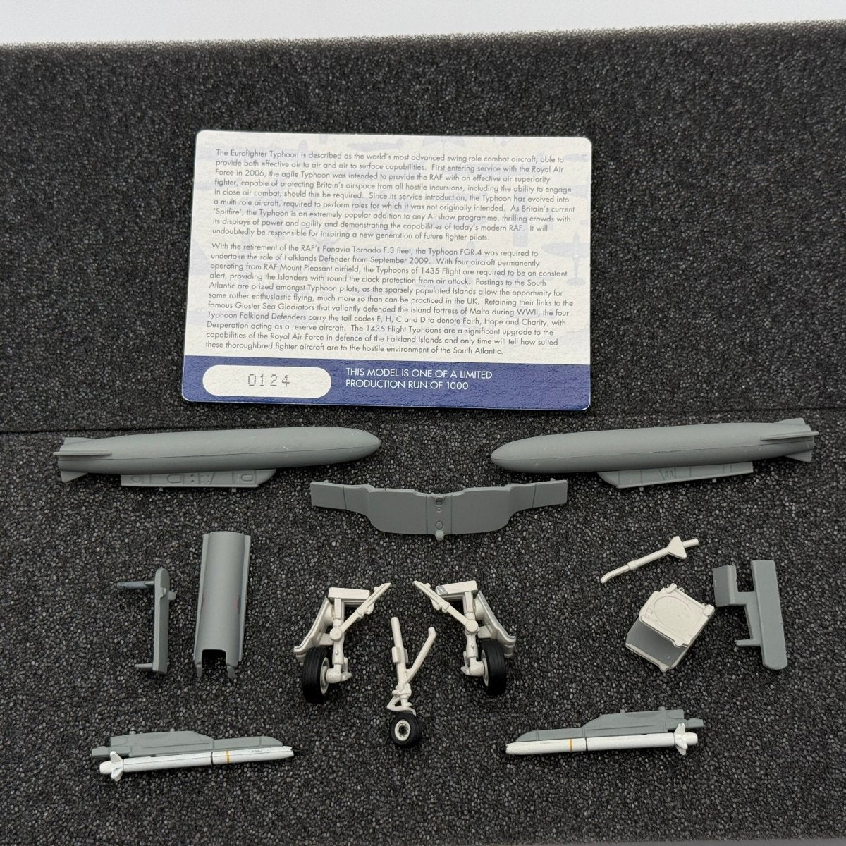 Corgi AA36408 1:72 Eurofighter Typhoon FGR.4 ZJ950 Charity Falklands 1435 Flight - Corgi