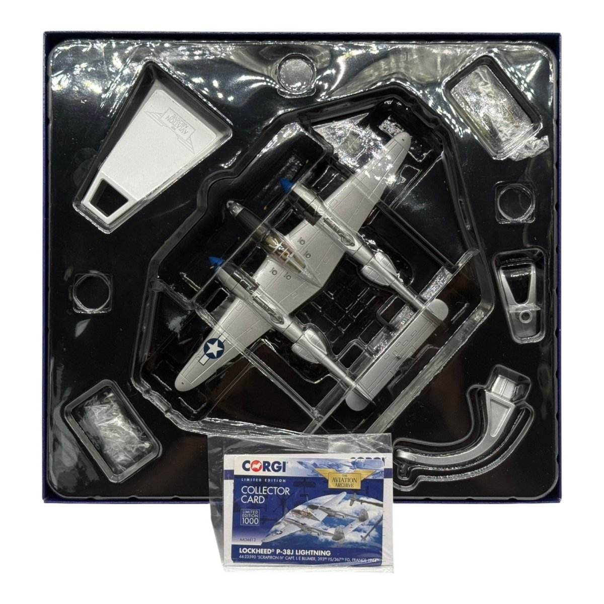 Corgi AA36613 1:72 Lockheed P-38J Lightning USAAF 367th FG Scrapiron IV 1944 - Corgi