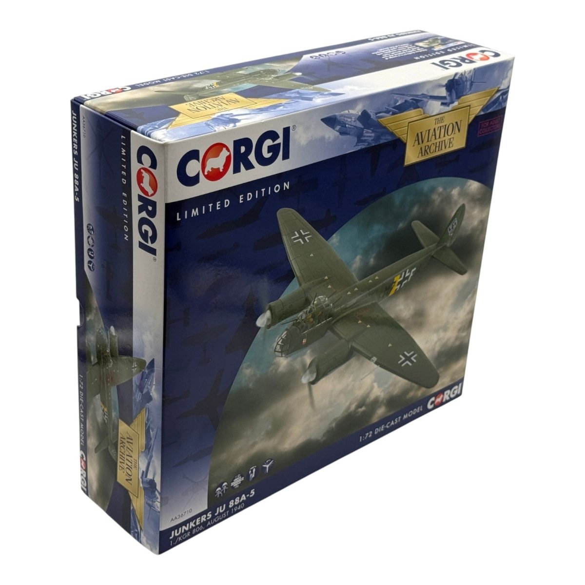 Corgi AA36710 1:72 Junkers Ju 88A-5 1./KGr 806 August 1940 - Corgi