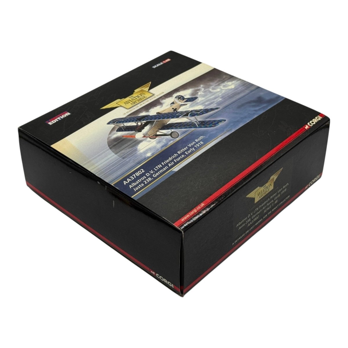 Corgi AA37802 1:48 Albatros D.V Luftstreitkräfte Jasta 23B Friedrich Ritter von Roth 1918 - Corgi
