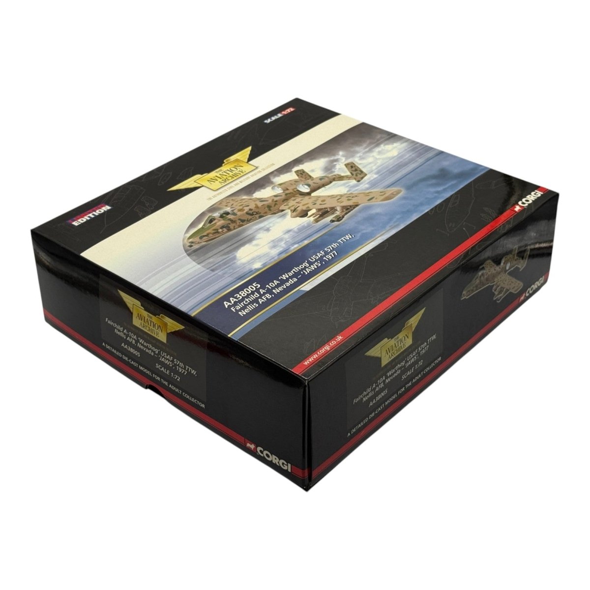 Corgi AA38005 1:72 Fairchild A-10A Thunderbolt II USAF 57th TTW Nellis AFB JAWS 1977 - Corgi