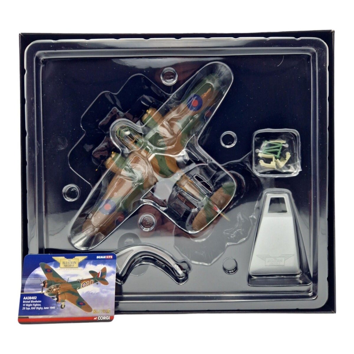 Corgi Aviation Archive 1:72 Bristol Blenheim 1F Night Fighter RAF 29 Squadron AA38402 - Corgi