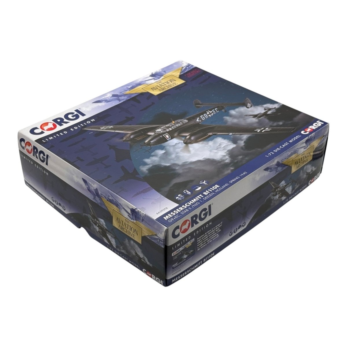 Corgi AA38508 1:72 Messerschmitt Bf 110E G9+EC II./NJG 1 Deelen 1942 - Corgi
