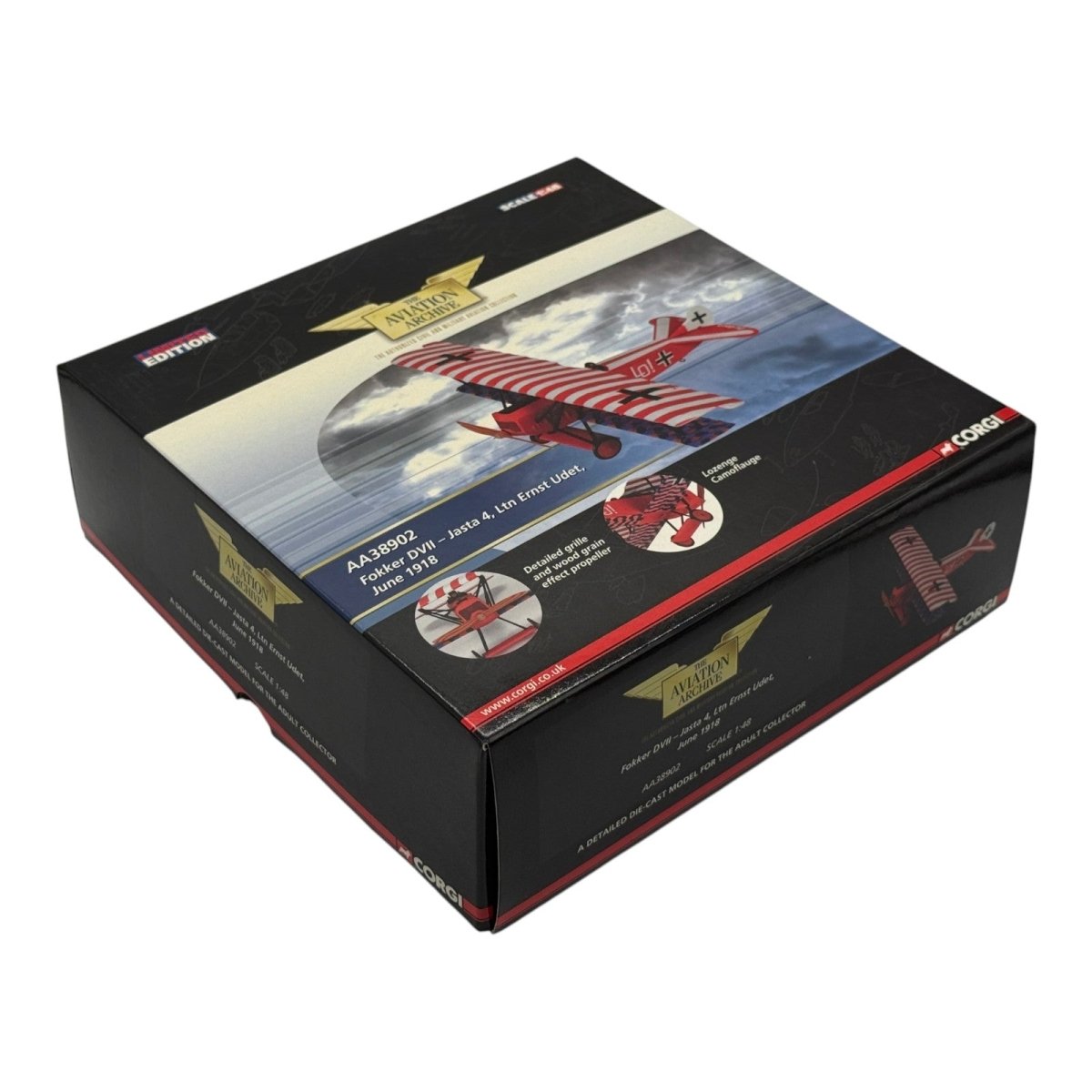 Corgi AA38902 1:48 Fokker D.VII Luftstreitkräfte Jasta 4 Ernst Udet June 1918 - Corgi