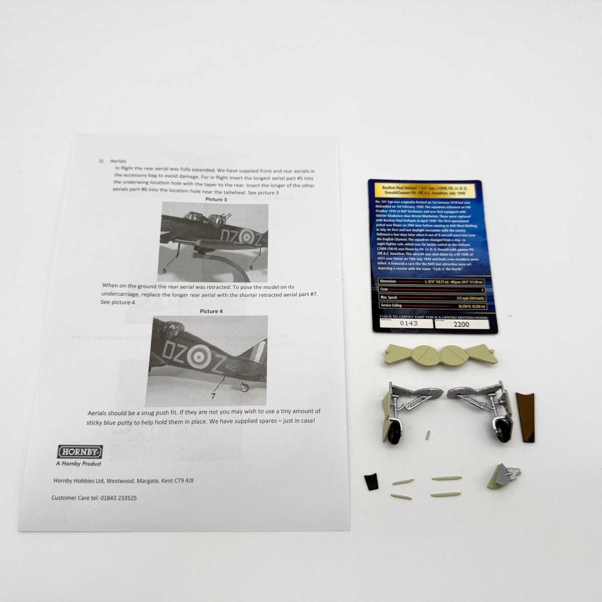 Corgi AA39301 1:72 Boulton Paul Defiant Mk I RAF No.141 Sqn Cock o the North - Corgi