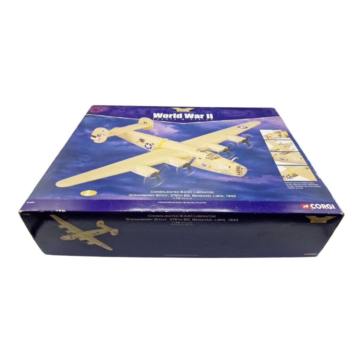 Corgi Aviation Archive 1:72 Consolidated B - 24D Liberator 'Strawberry Bitch' 376th BG 1943 AA34003 - Corgi