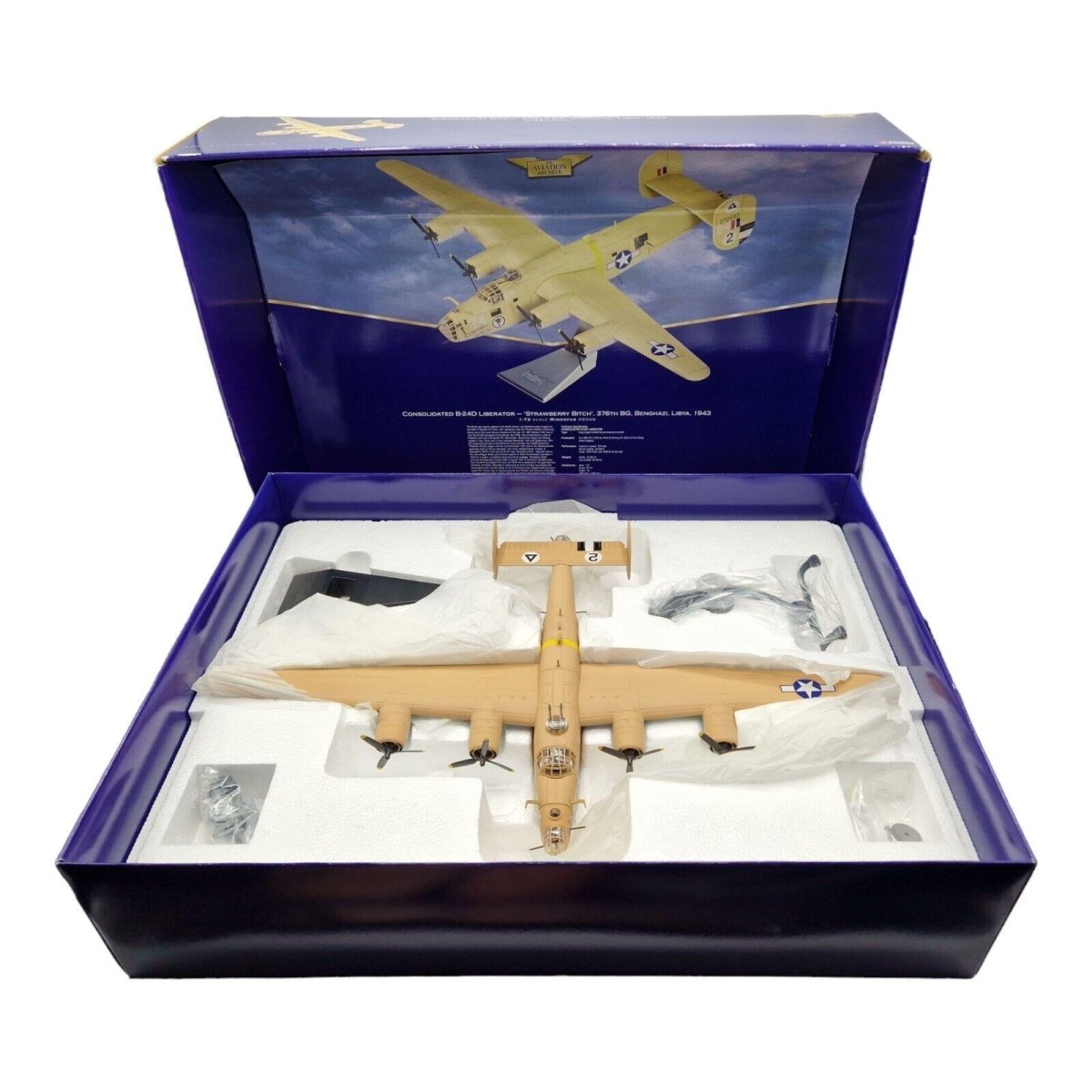 Corgi Aviation Archive 1:72 Consolidated B - 24D Liberator 'Strawberry Bitch' 376th BG 1943 AA34003 - Corgi