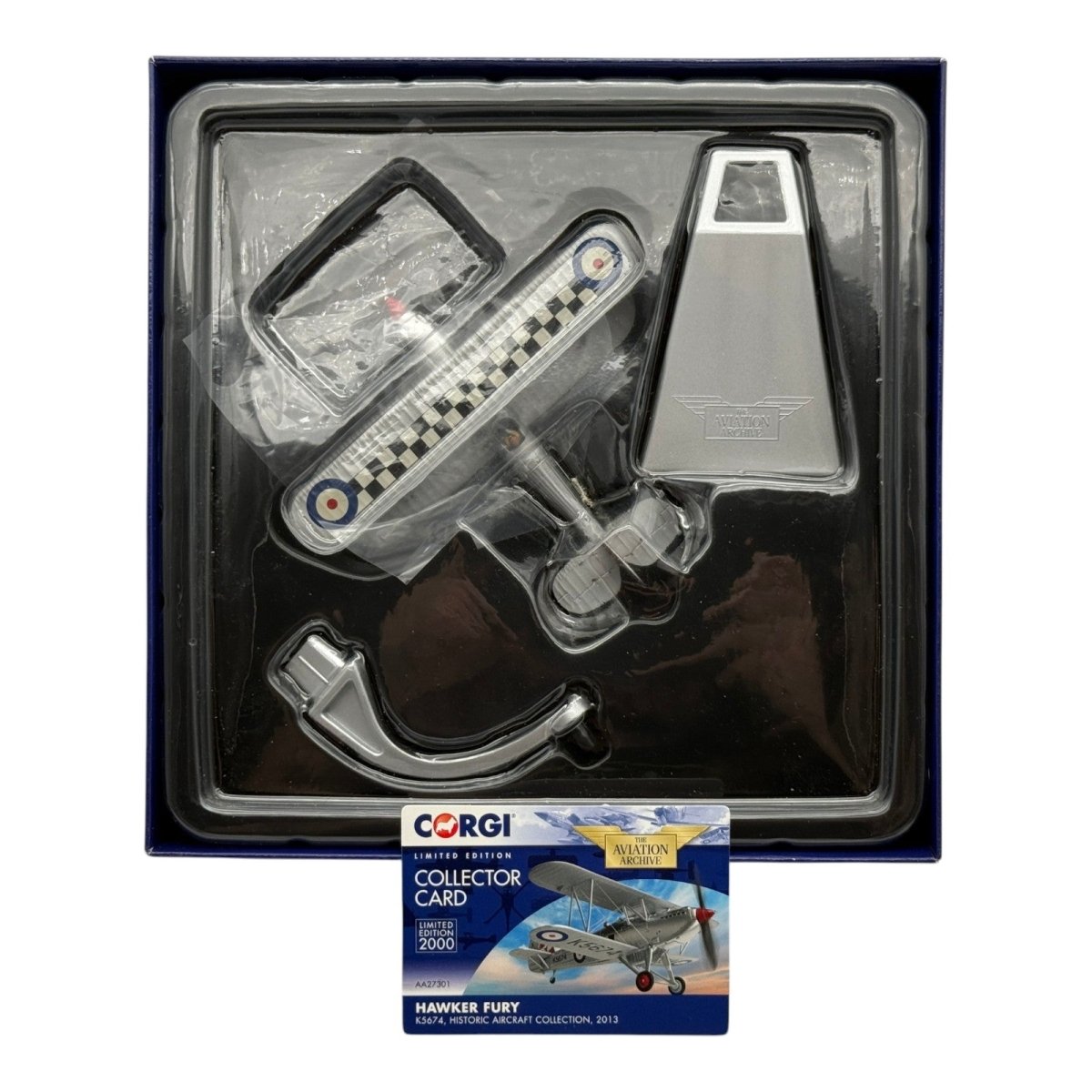 Corgi Aviation AA27301 1:72 Hawker Fury Mk I Historic Aircraft K5674 - Corgi