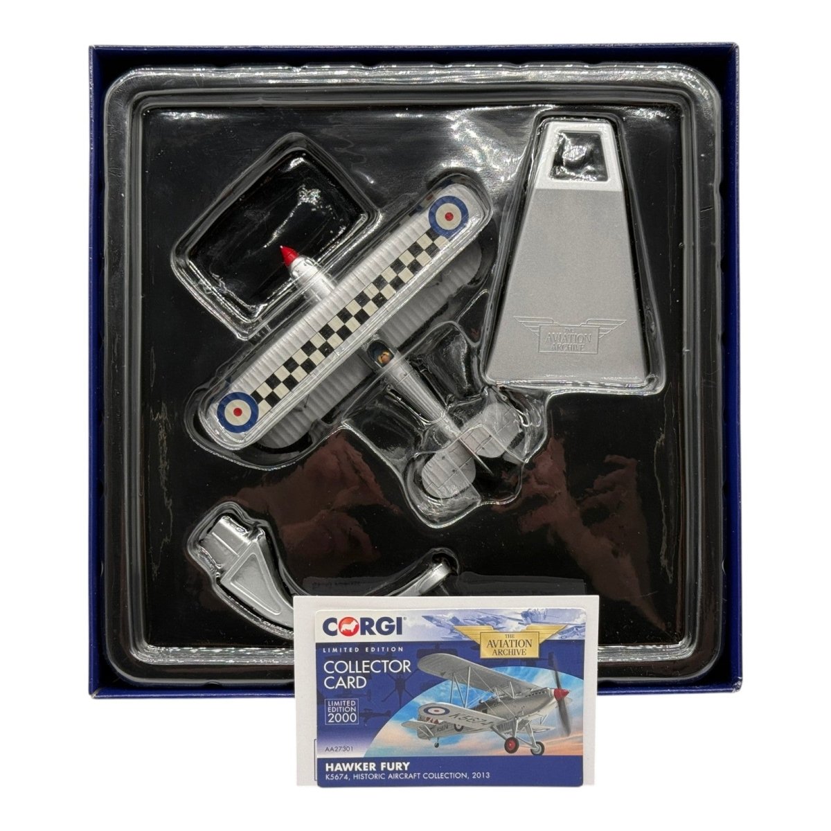 Corgi Aviation AA27301 1:72 Hawker Fury Mk I Historic Aircraft K5674 - Corgi