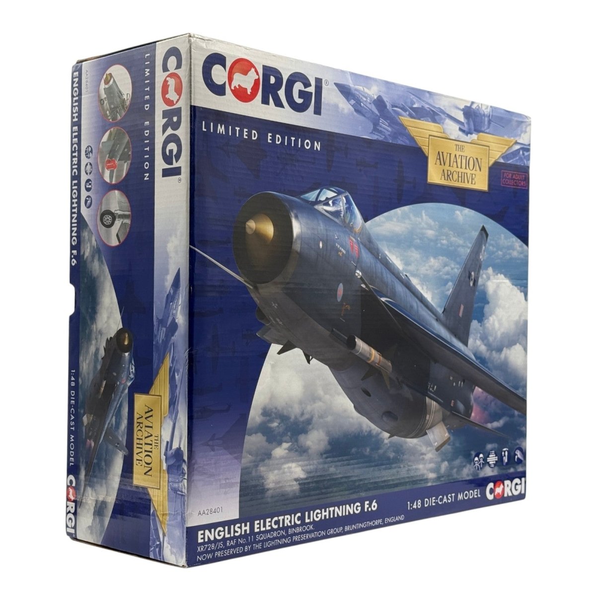 Corgi Aviation AA28401 1:48 Lightning F.Mk 6 XR728 LPG - Corgi