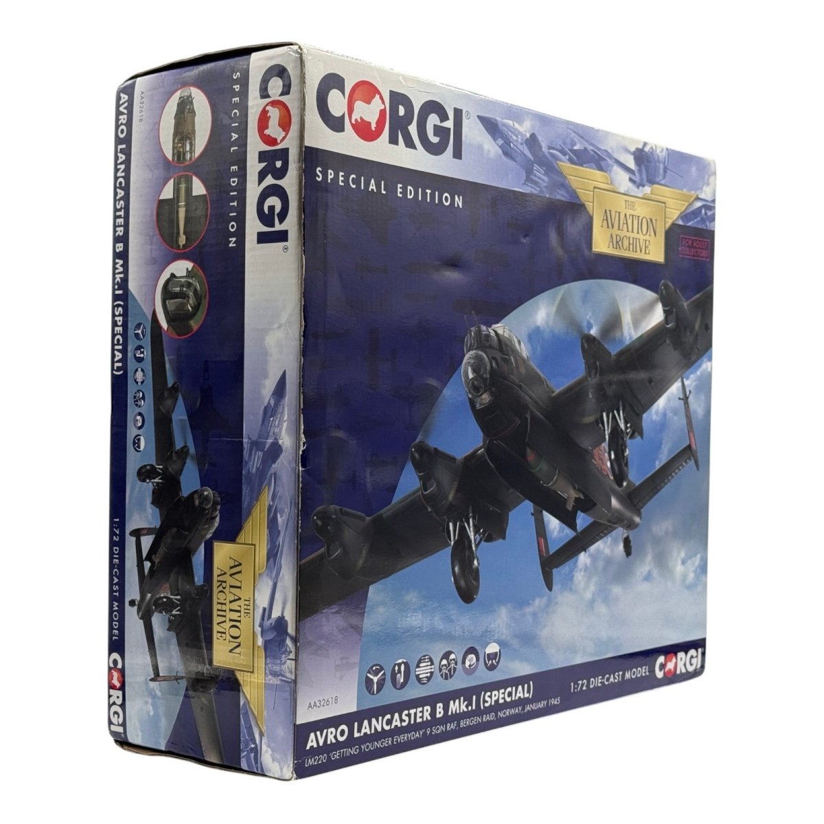 Corgi Aviation AA32618 1:72 Lancaster B.Mk I Tallboy Raid - Corgi