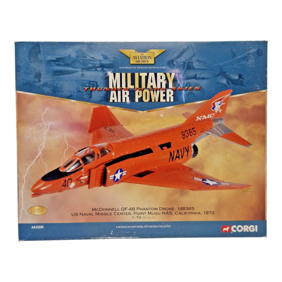Corgi Aviation Archive 1:72 McDonnell - Douglas QF - 4B Phantom Drone AA33208 - Corgi