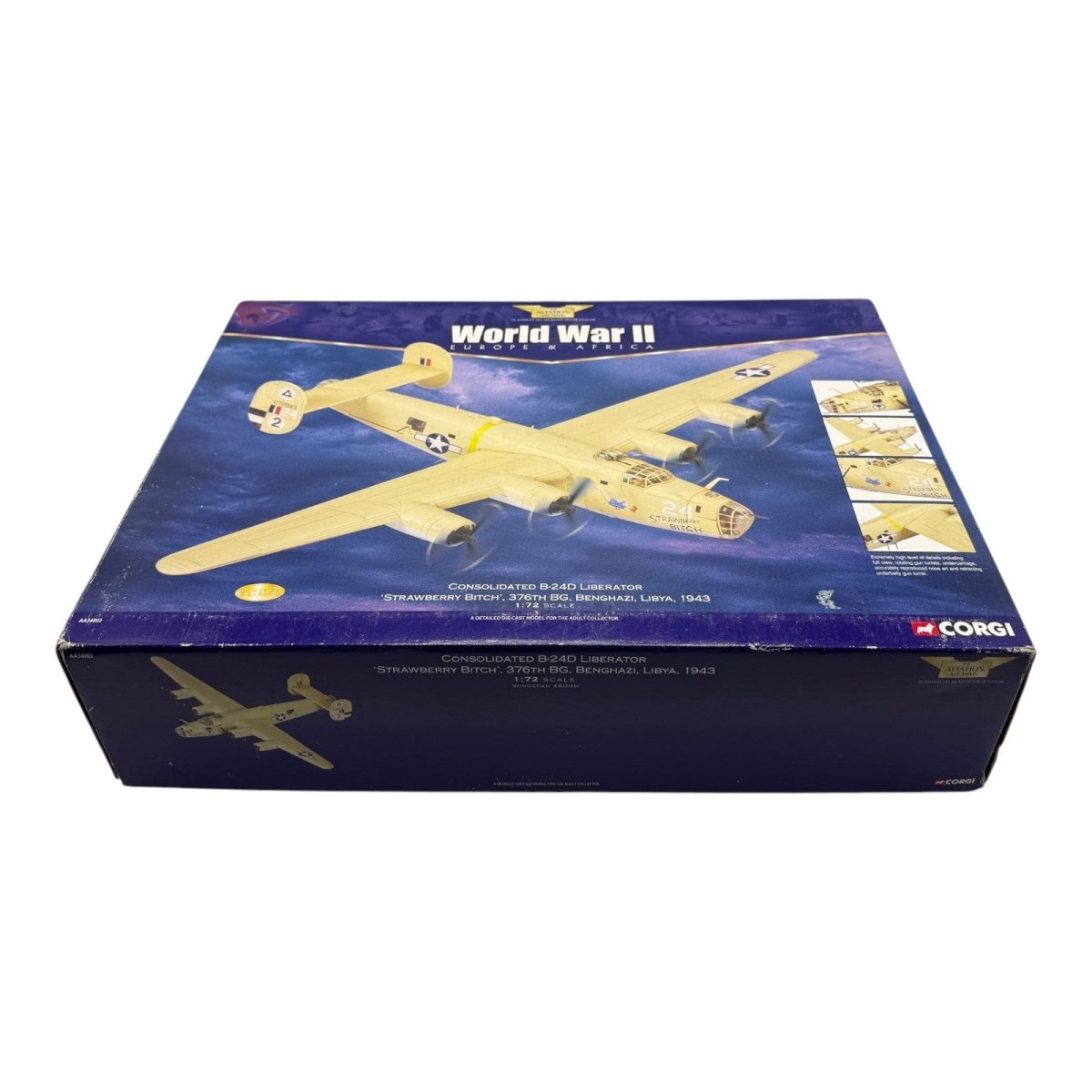 Corgi Aviation AA34003 1:72 B - 24D Liberator 'Strawberry Bitch' - Corgi