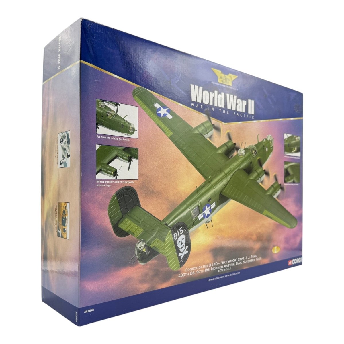 Corgi Aviation AA34004 1:72 Consolidated B - 24D Liberator USAAF Sky Witch - Corgi