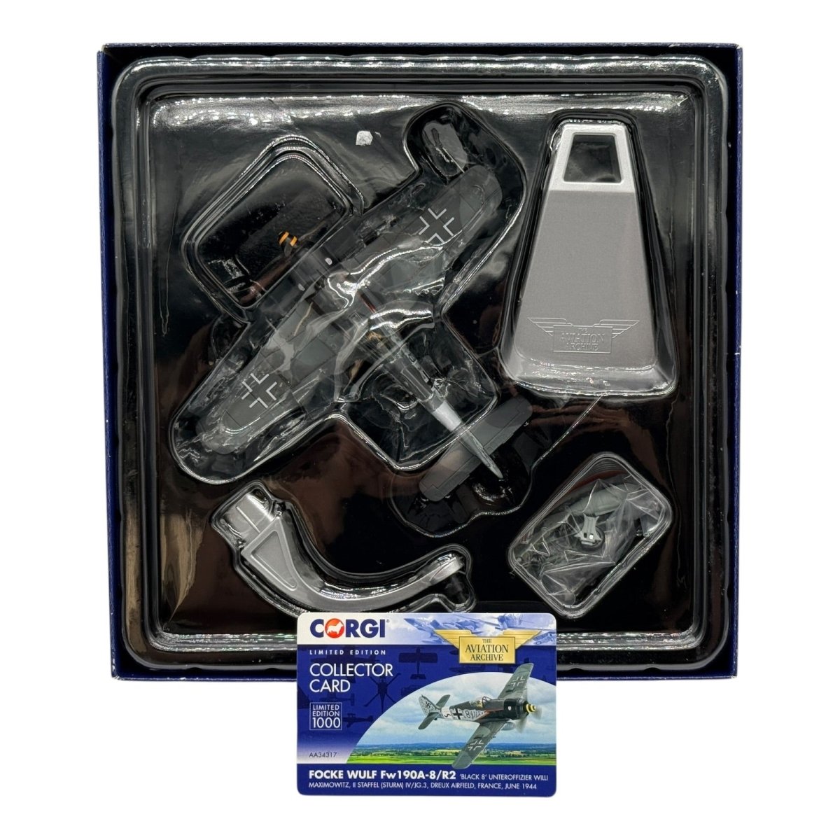 Corgi Aviation AA34317 1:72 Fw 190A Black 8 JG 3 Willi Maximowitz 1944 - Corgi