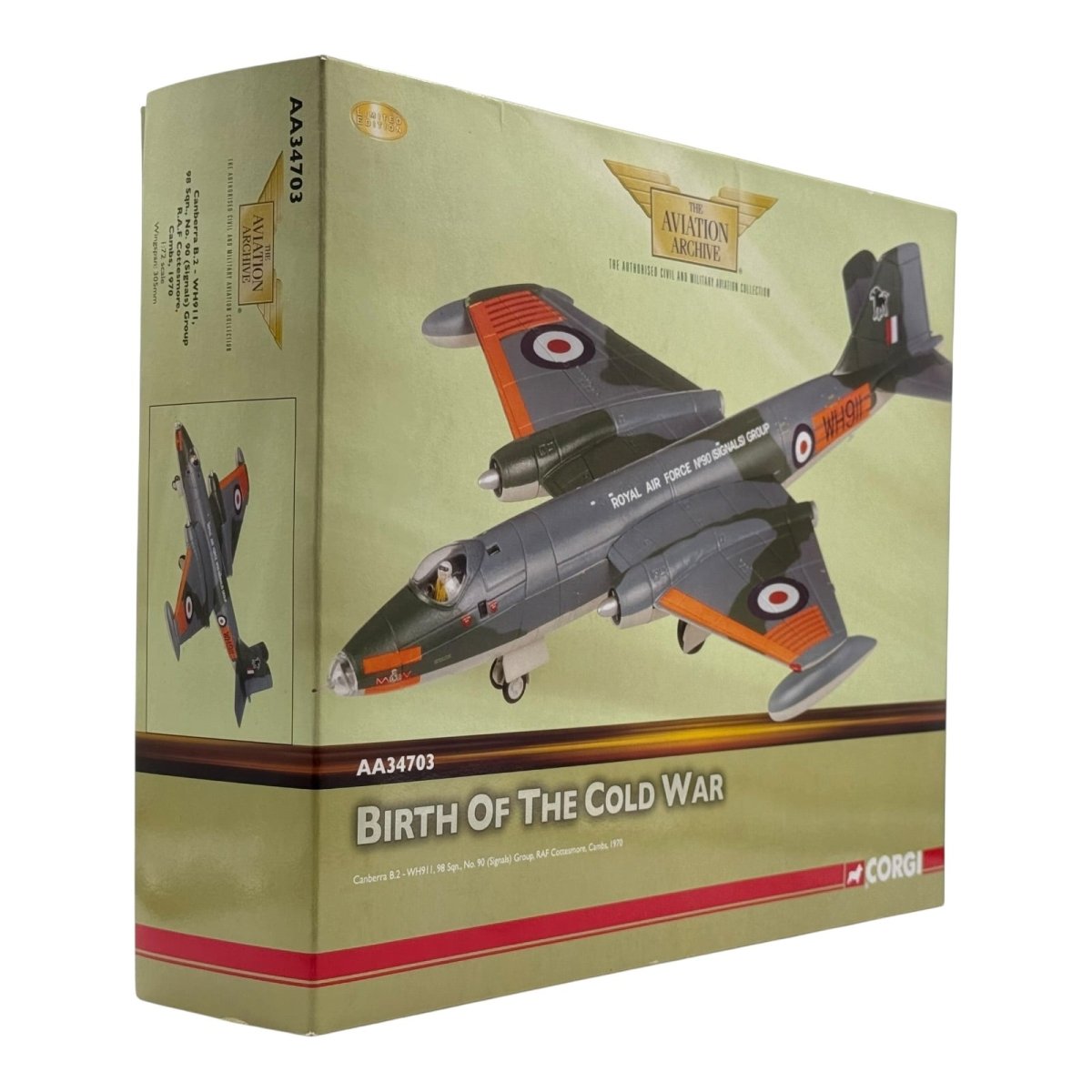 Corgi Aviation AA34703 1:72 English Electric Canberra B.Mk 2 WH911 - Corgi