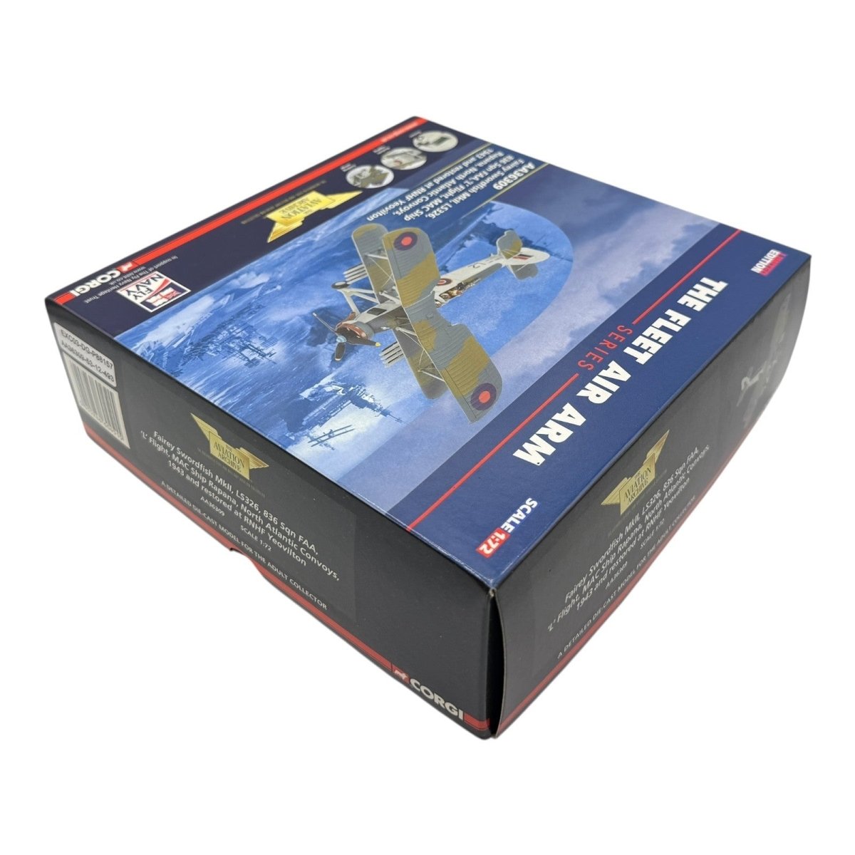 Corgi Aviation AA36309 1:72 Fairey Swordfish MkII, 836 Sqn FAA, "L" Flight - Corgi