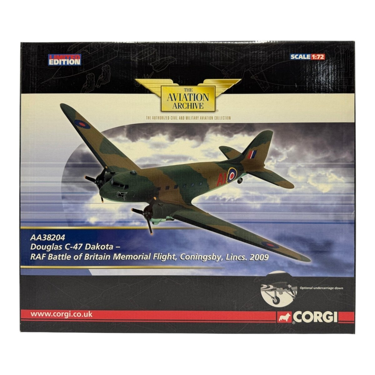 Corgi Aviation AA38204 1:72 Douglas C - 47 Skytrain RAF No.267 Pegasus Sqn - Corgi