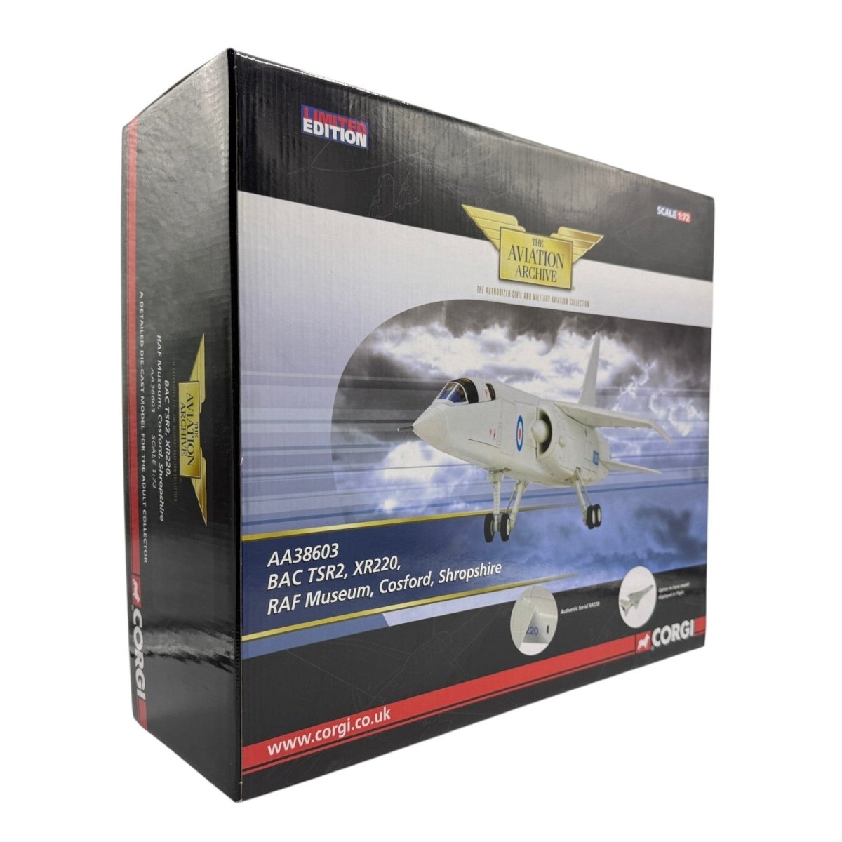 Corgi Aviation AA38603 1:72 BAC TSR - 2 XR220 RAF Museum Cosford - Corgi