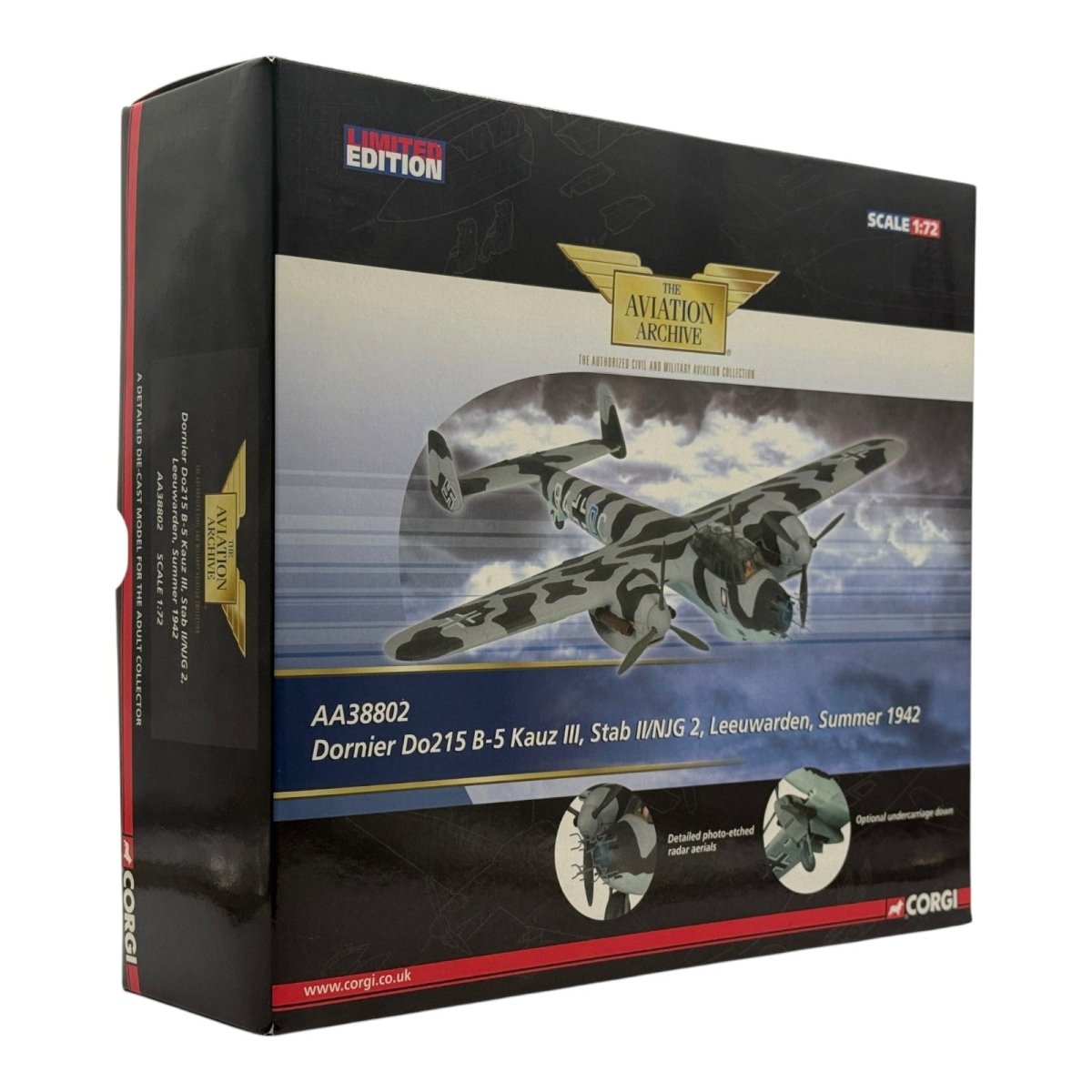 Corgi Aviation AA38802 1:72 Dornier Do 215B - 5 II./NJG 2 - Corgi