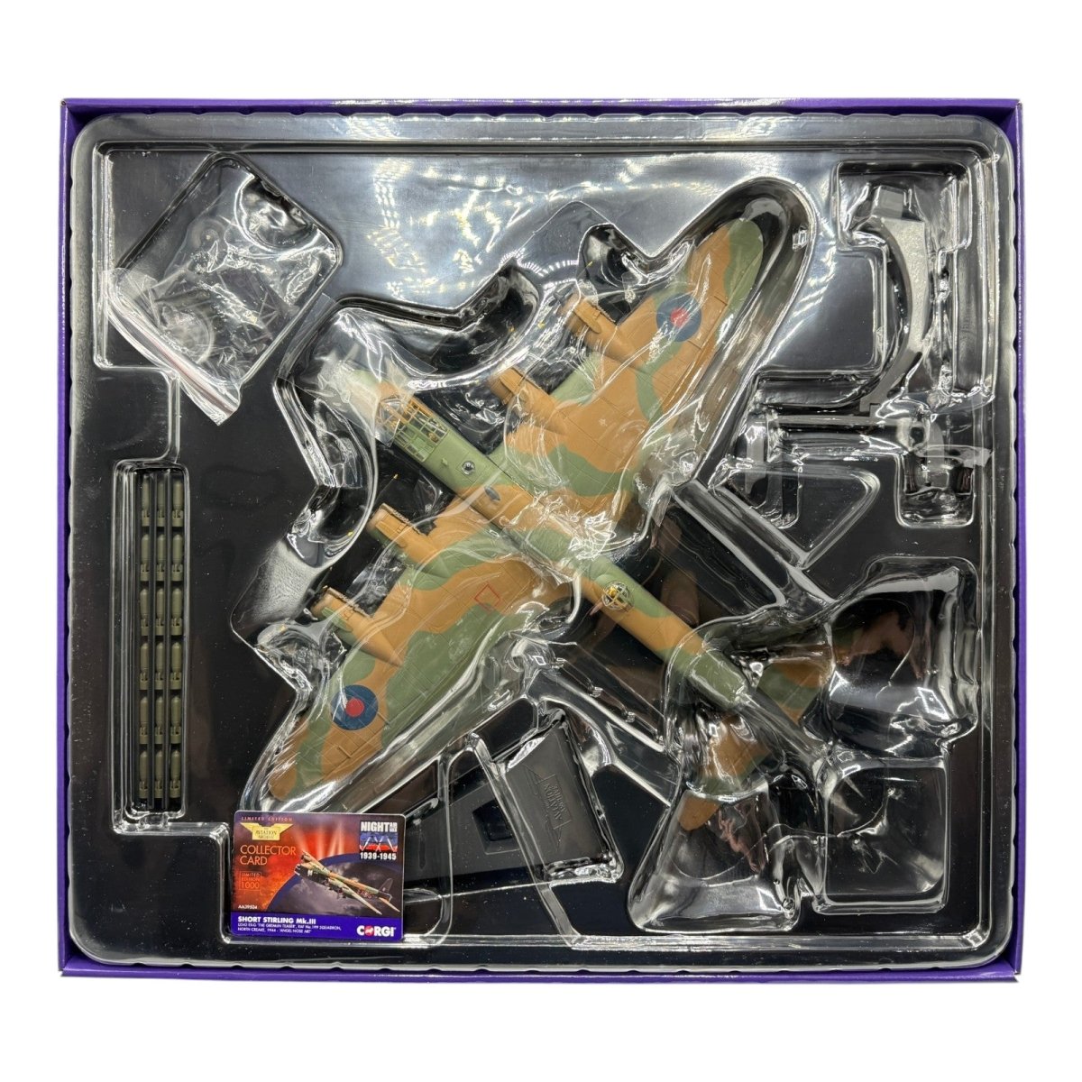 Corgi Aviation AA39504 1:72 Short Stirling B.Mk III No.199 Sqn Gremlin Teaser - Corgi