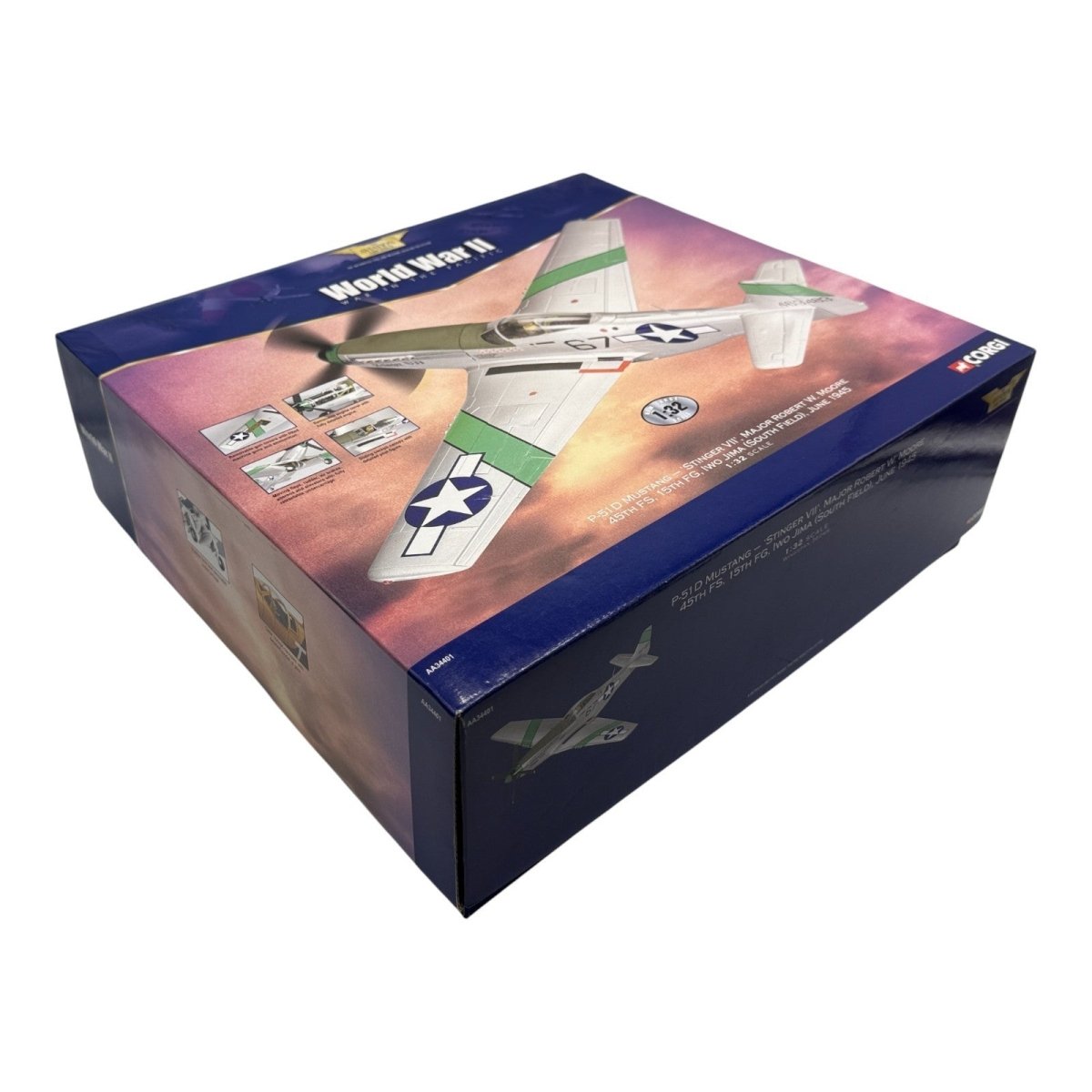Corgi Aviation Archive 1:32 AA34401 P - 51D Mustang 'Stinger VII' Major Robert W - Corgi
