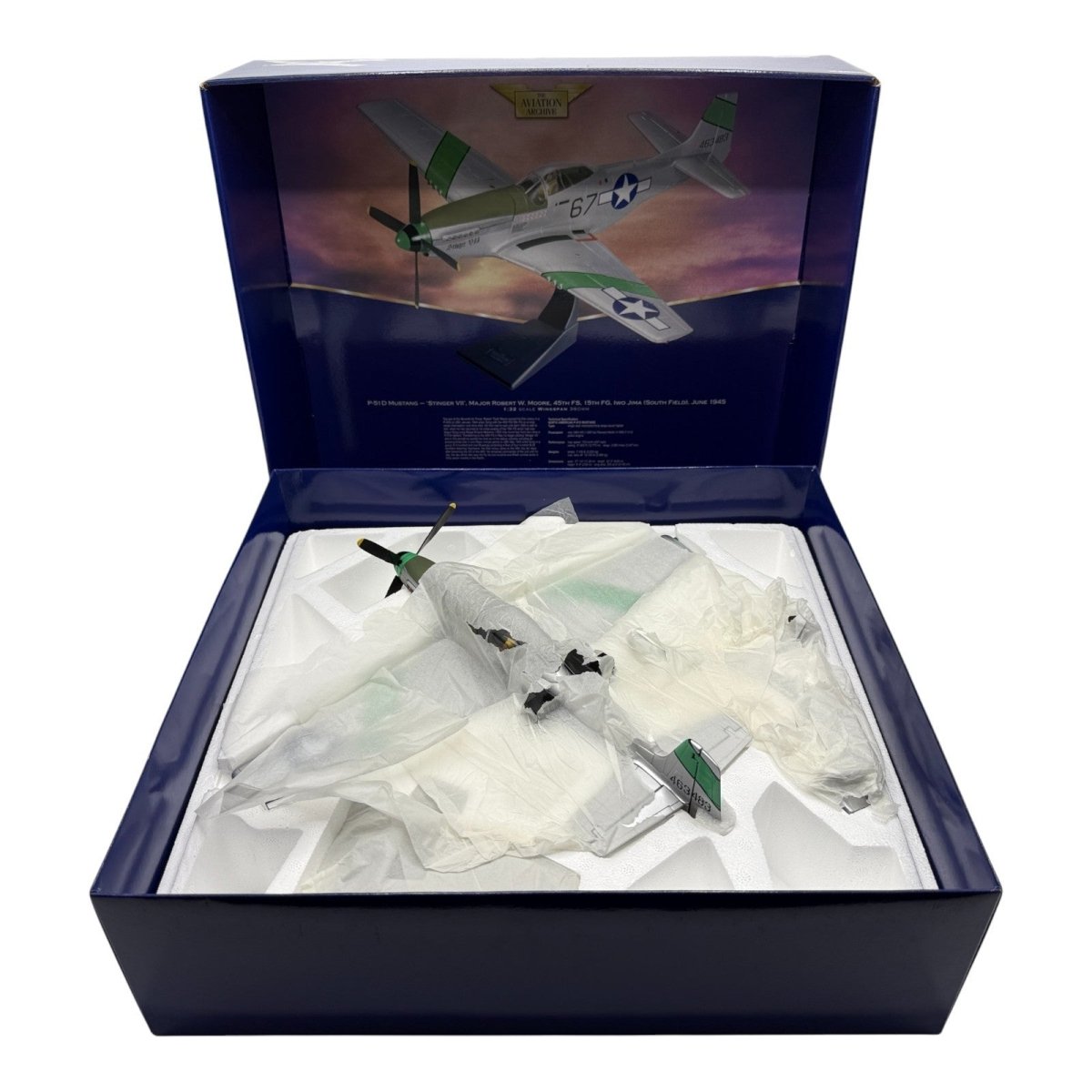 Corgi Aviation Archive 1:32 AA34401 P - 51D Mustang 'Stinger VII' Major Robert W - Corgi
