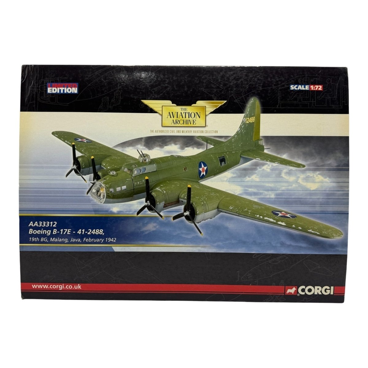 Corgi Aviation Archive 1:72 AA33312 Boeing B - 17E, 19th BG 1942 - Corgi