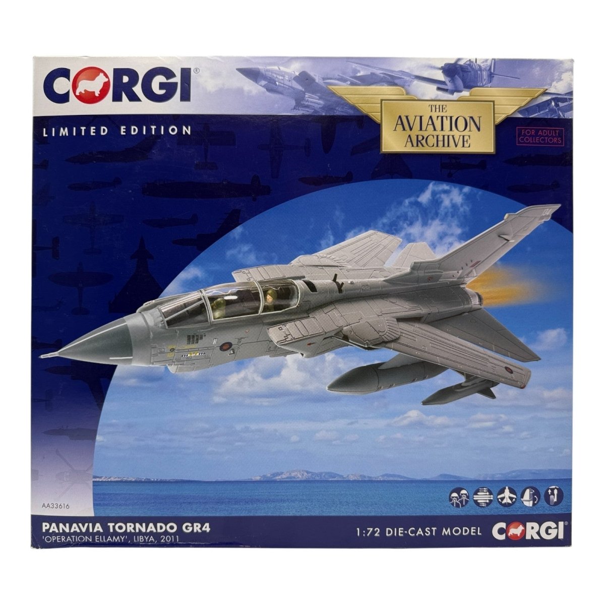 Corgi Aviation Archive 1:72 AA33616 Panavia Tornado GR4 Operation Ellamy - Corgi