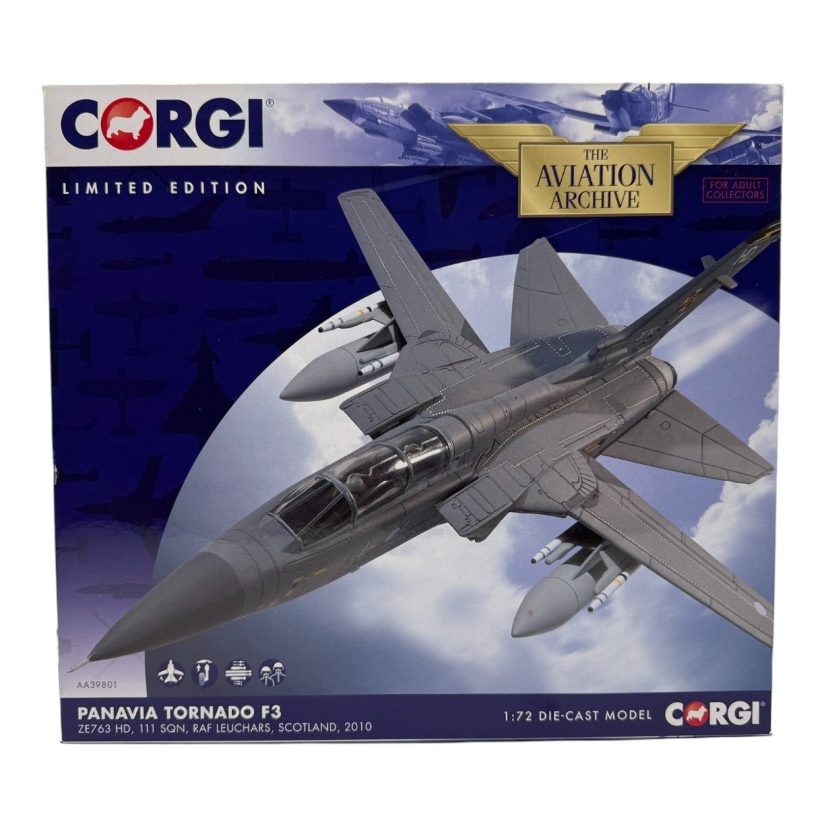 Corgi Aviation Archive 1:72 AA39801 Tornado F3, 111 Sqn, RAF Leuchars Scotland - Corgi